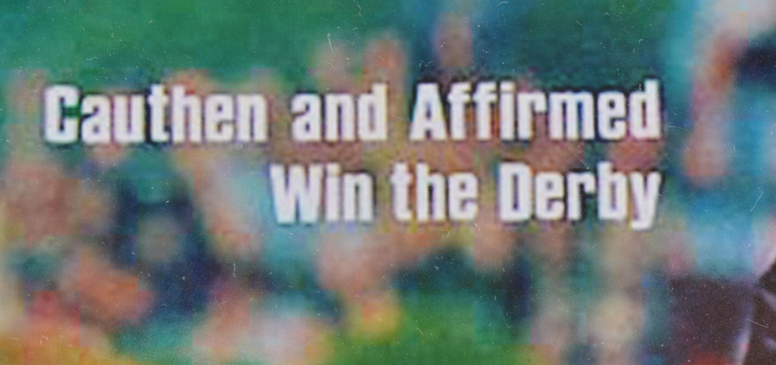 Steve Cauthen Autographed 1978 Triple Crown Framed Photo JSA