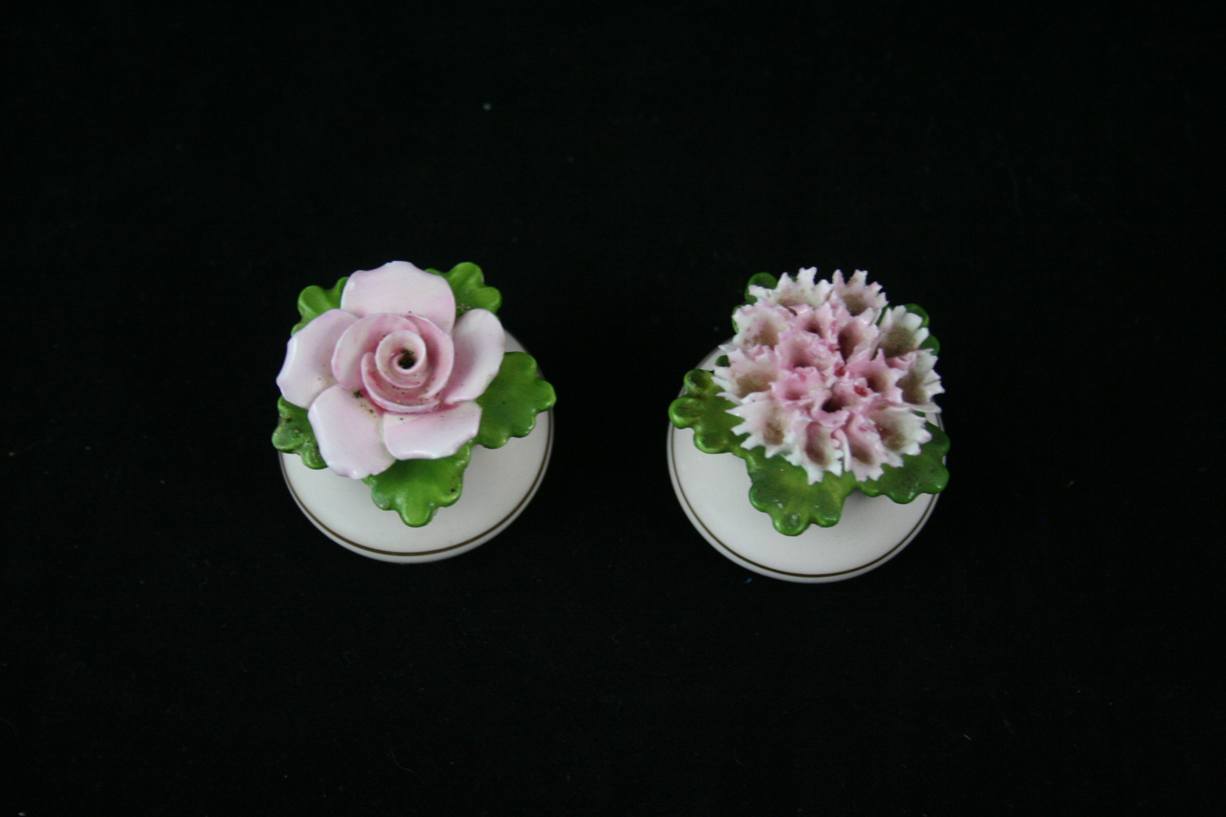 Aynsley Molded Bone China Flowers