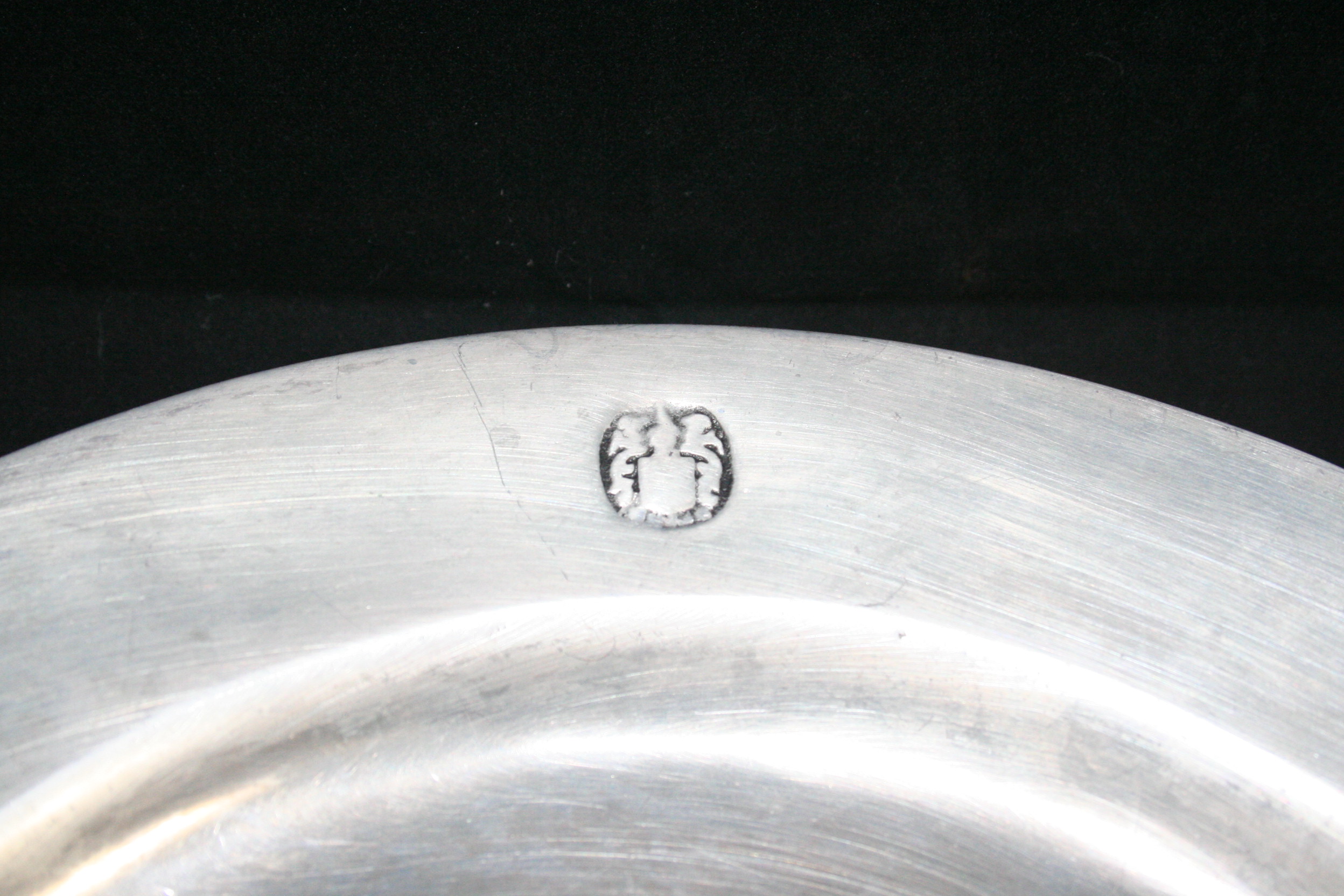 Set of Imitation Pewter Plates