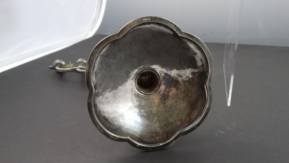 Vintage Sterling Silver Menorah Arts and Crafts Style