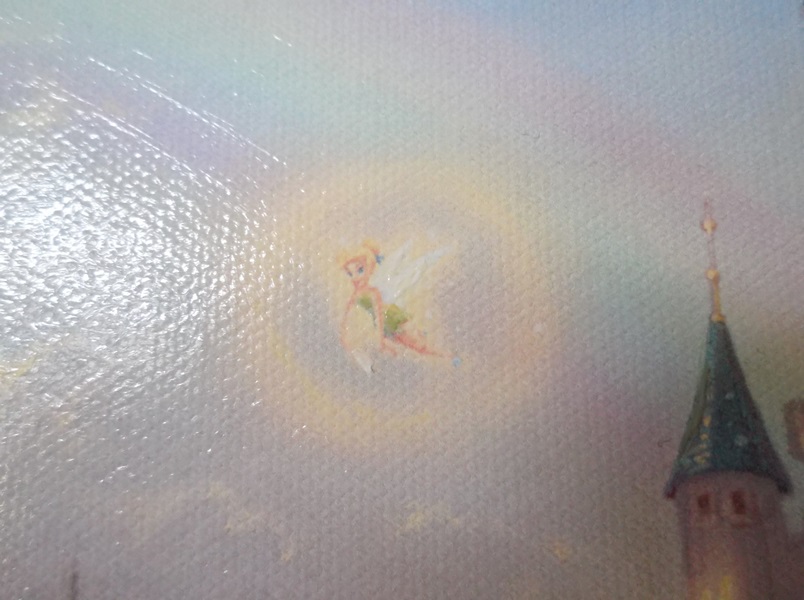 A New Day at the Cinderella Castle Thomas Kinkade Print on Canvas