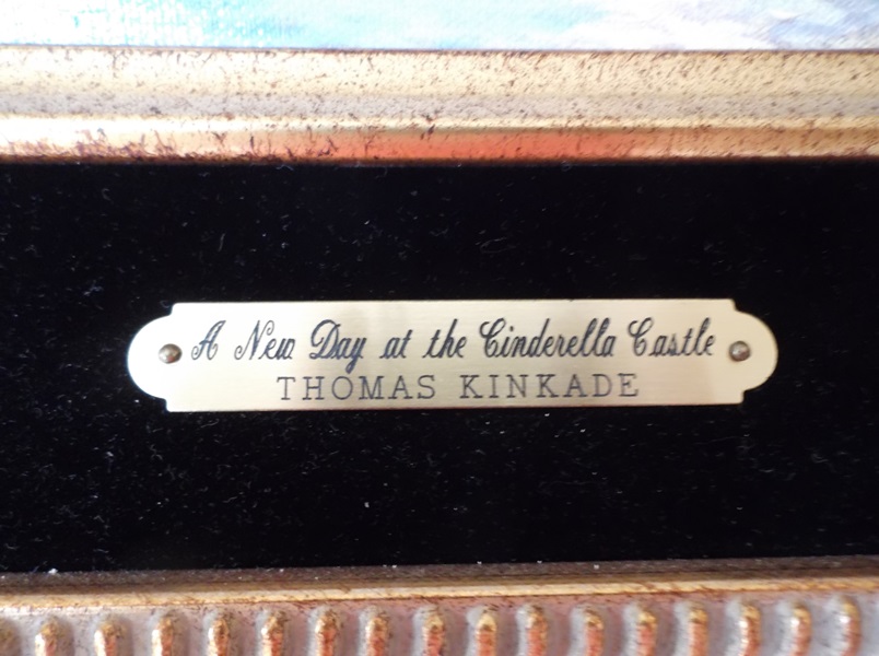A New Day at the Cinderella Castle Thomas Kinkade Print on Canvas