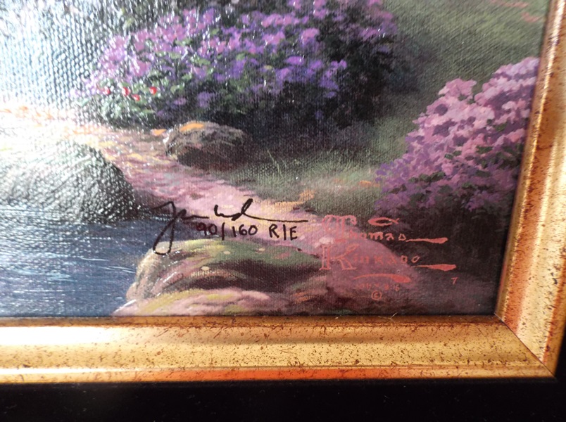 A New Day at the Cinderella Castle Thomas Kinkade Print on Canvas