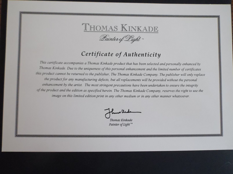 A New Day at the Cinderella Castle Thomas Kinkade Print on Canvas