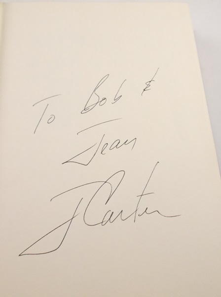 Signed President Jimmy Carter's "Keeping Faith" Book