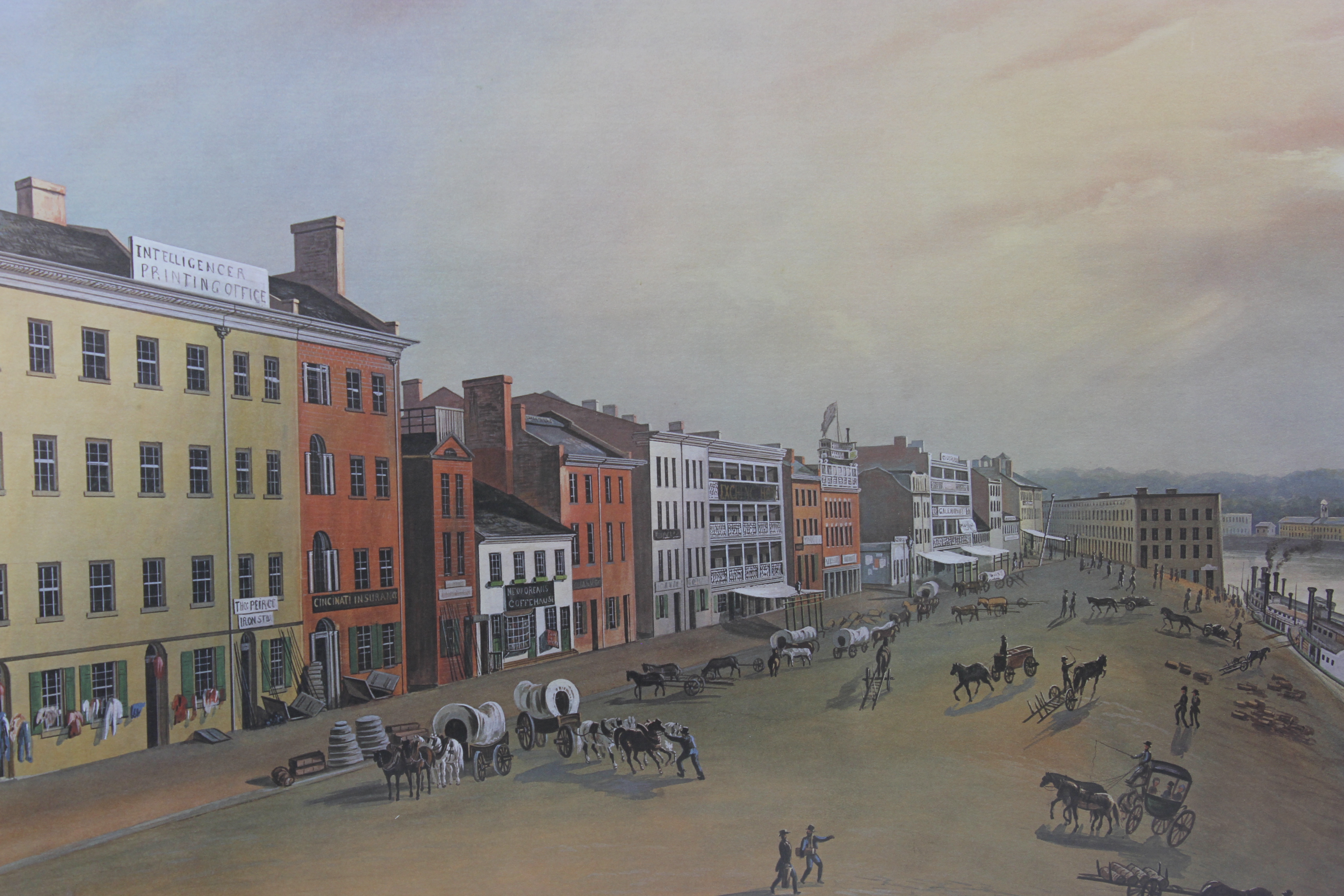 Limited Edition Print by John Caspar Wild "Public Landing" 