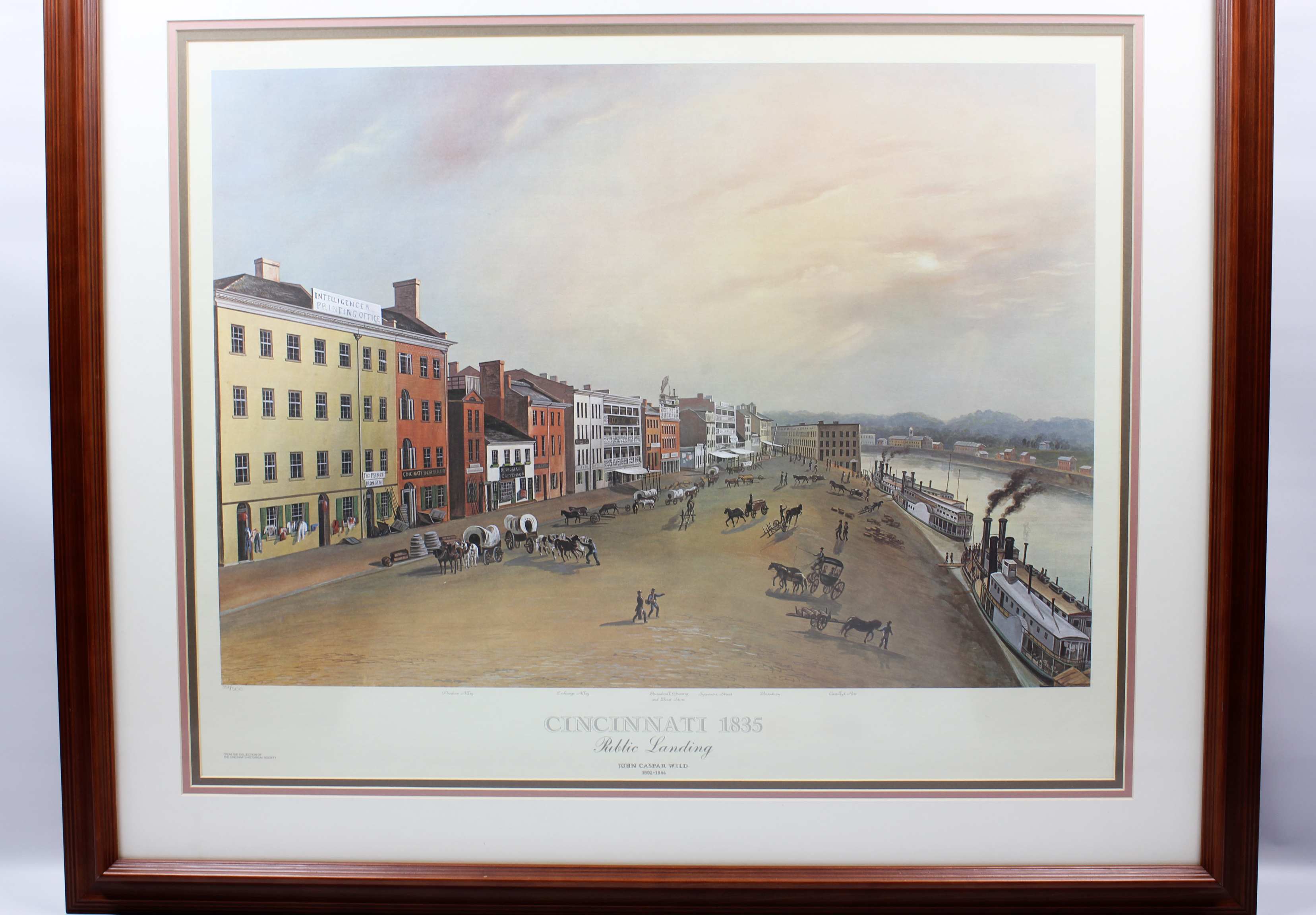 Limited Edition Print by John Caspar Wild "Public Landing" 