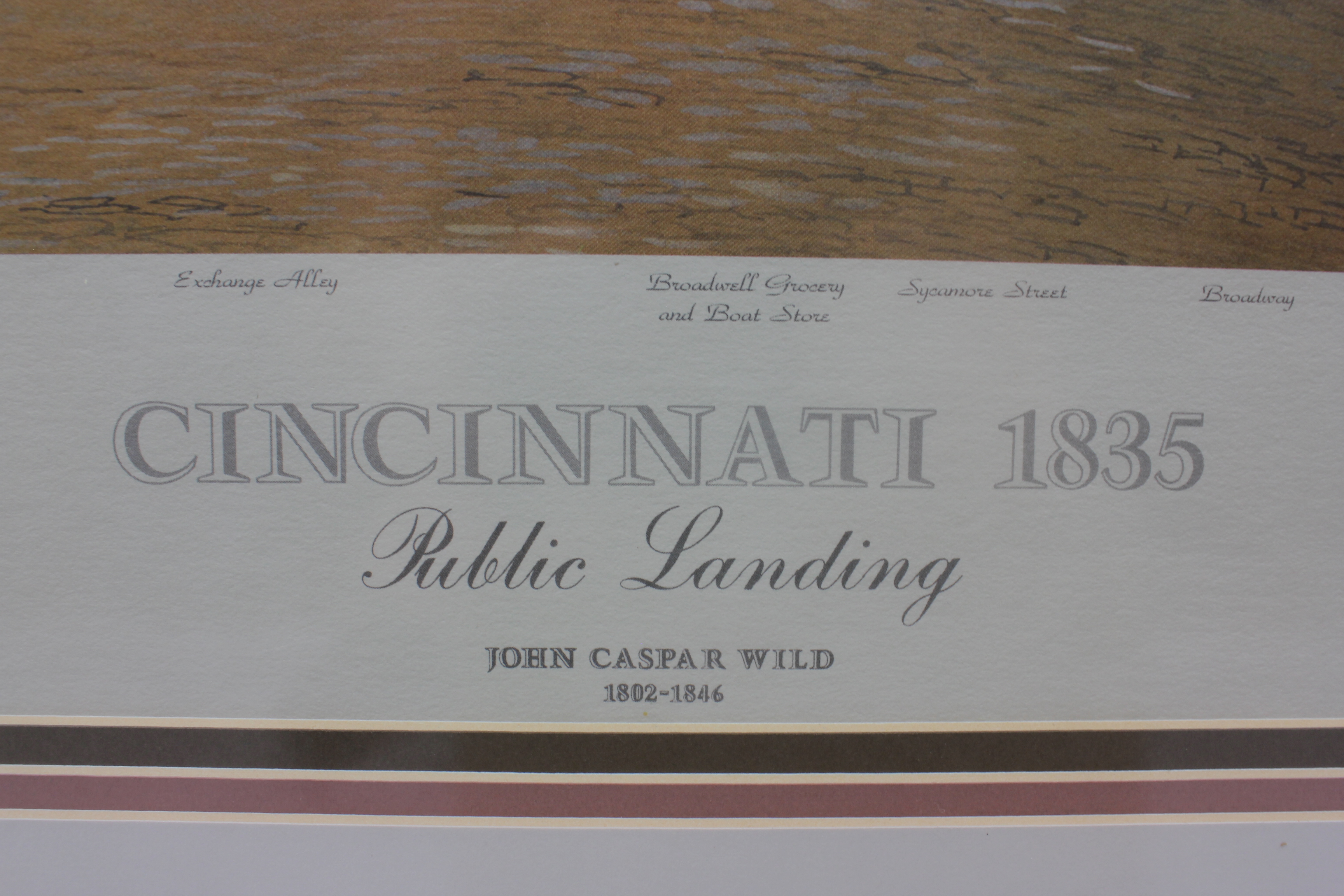 Limited Edition Print by John Caspar Wild "Public Landing" 