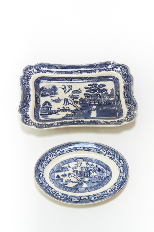 Pair of Dudson Wilcox & Till Ltd Hanley England Platters