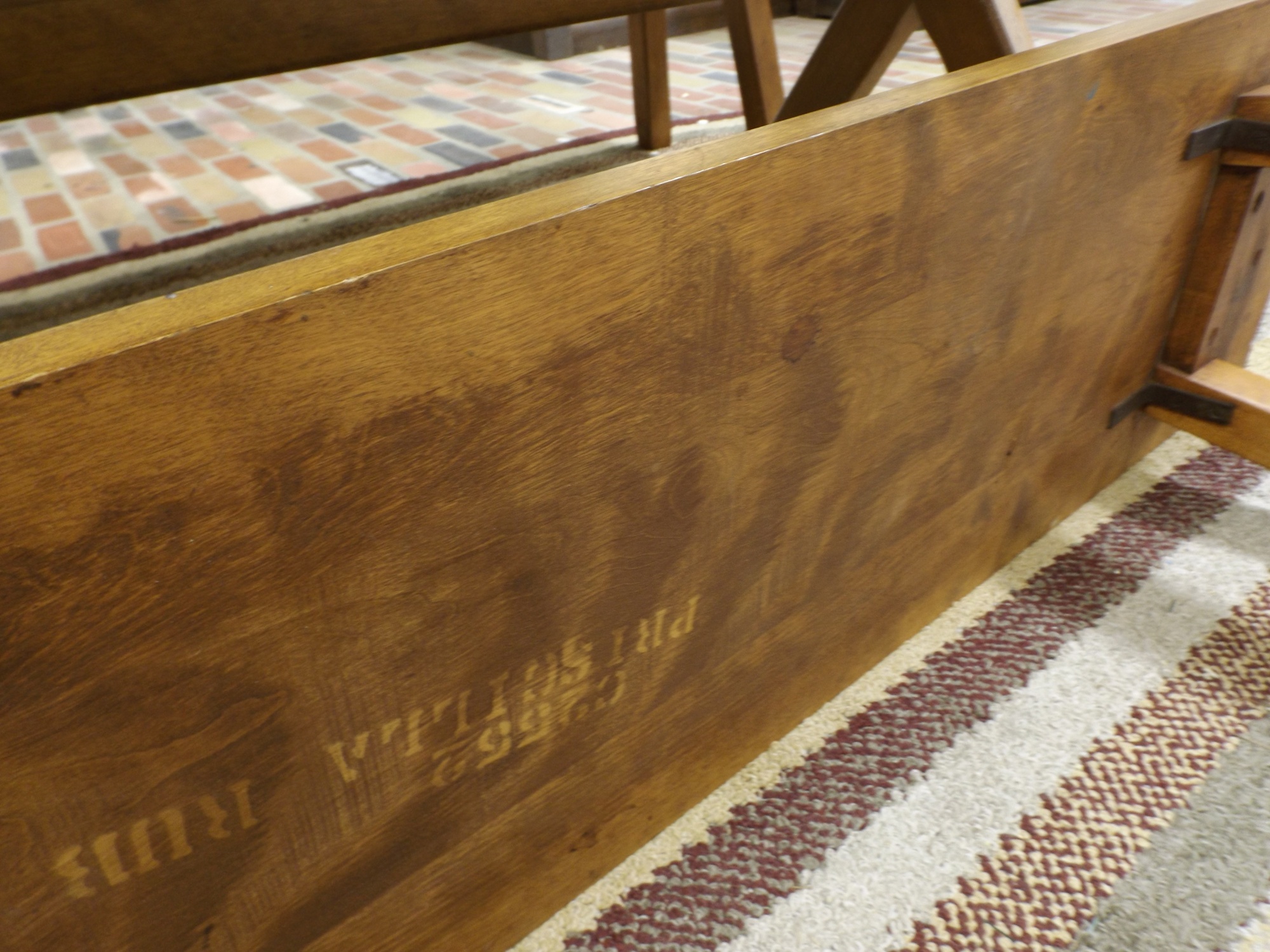 Colonial Style Tavern Table and Benches