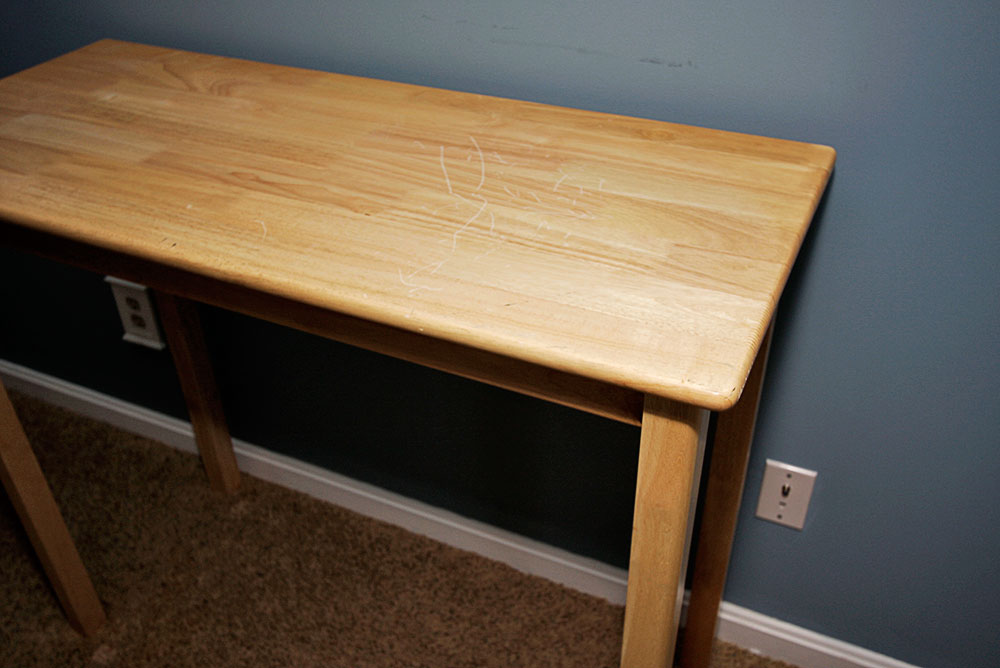 Tall Wooden Console Table