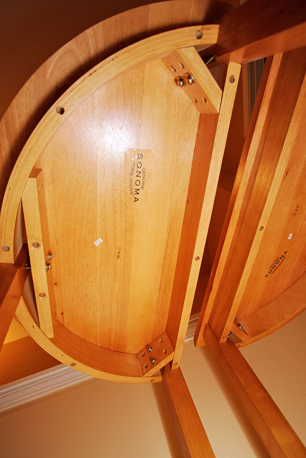 Pair of Half Moon Console Tables