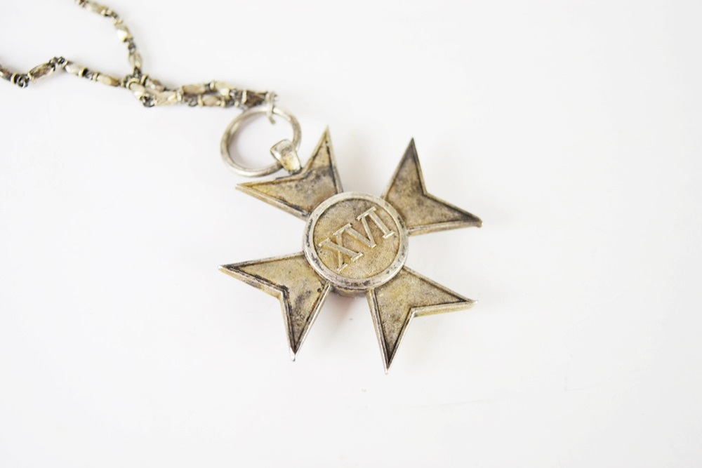 A Fabulous Vintage Lodge Medal and Various High School Pins 