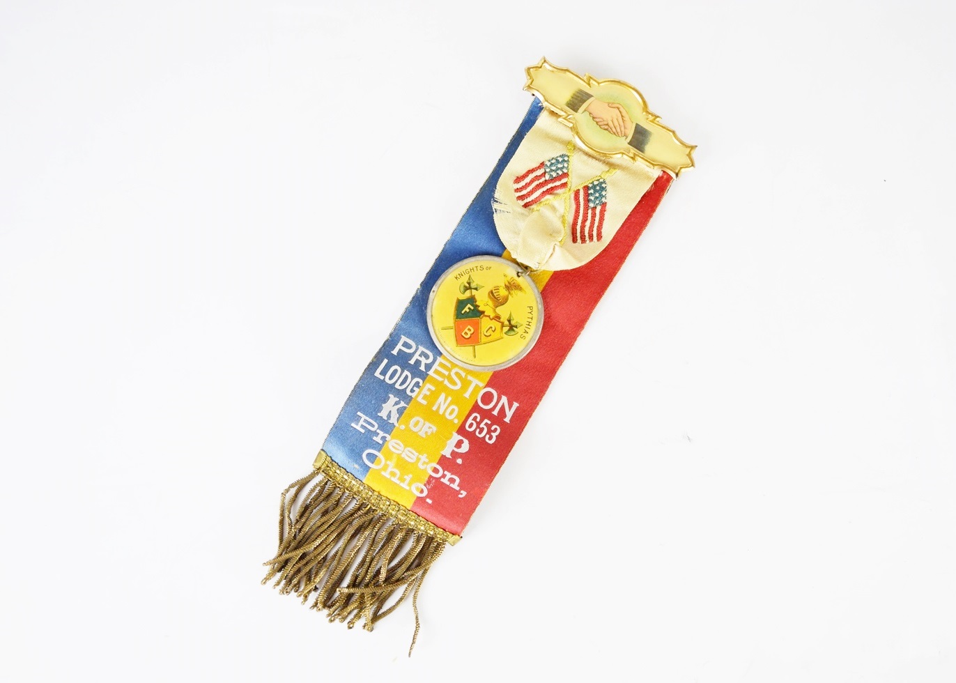 A Fabulous Vintage Lodge Medal and Various High School Pins 