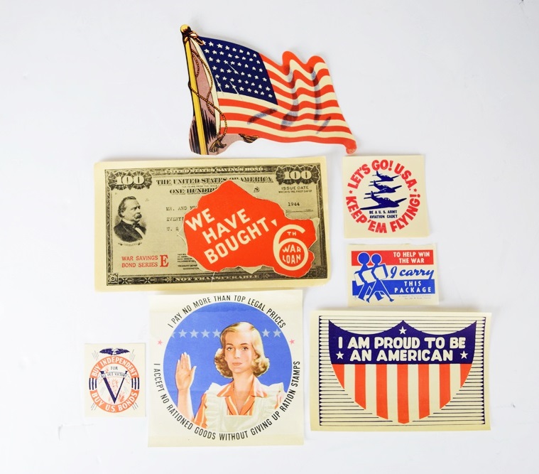 Vintage Suitcase Filled with Travel Brochures, Many From 1930s