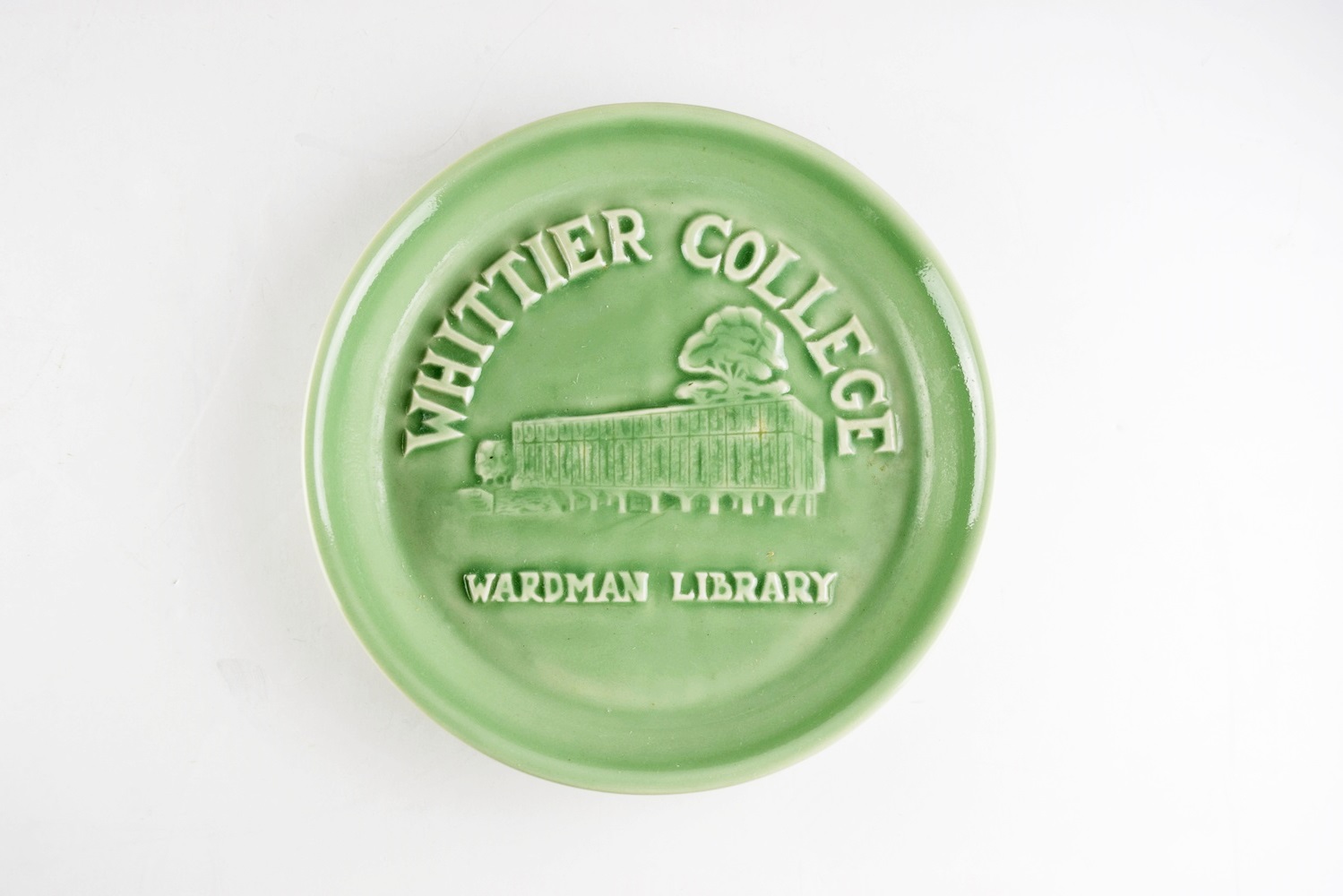 A Rookwood Commemorative Plate, Whittier College Wardman Library