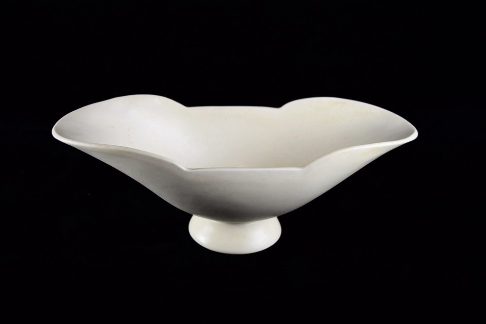 An Elliptical Rookwood Centerpiece in Matte Ivory Glaze, 1943 