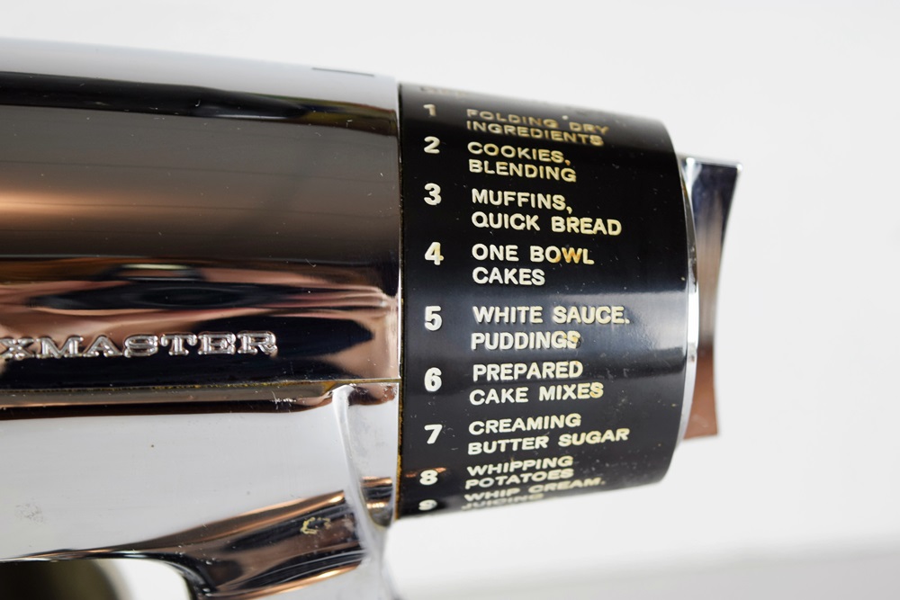 A Vintage Sunbeam Mixmaster Mixer with Instruction Booklet