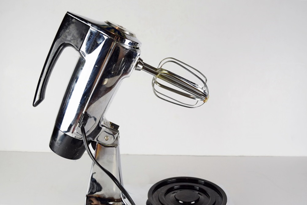 A Vintage Sunbeam Mixmaster Mixer with Instruction Booklet