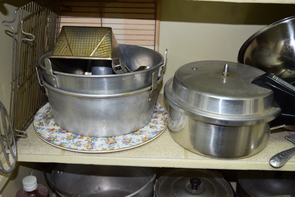 Kitchen Pantry Filled with Vintage Goodies