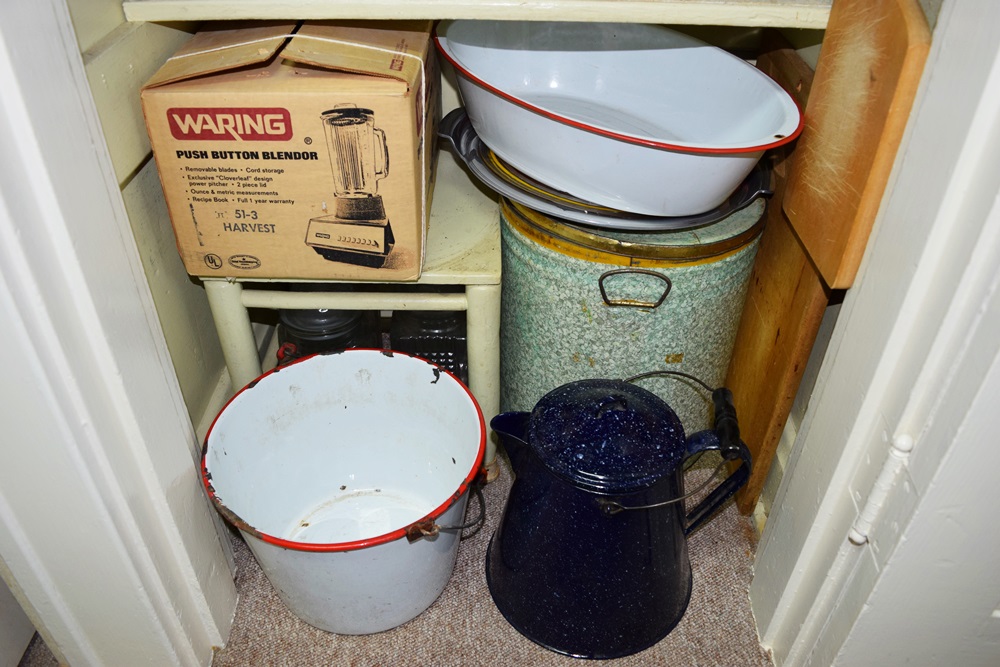Kitchen Pantry Filled with Vintage Goodies
