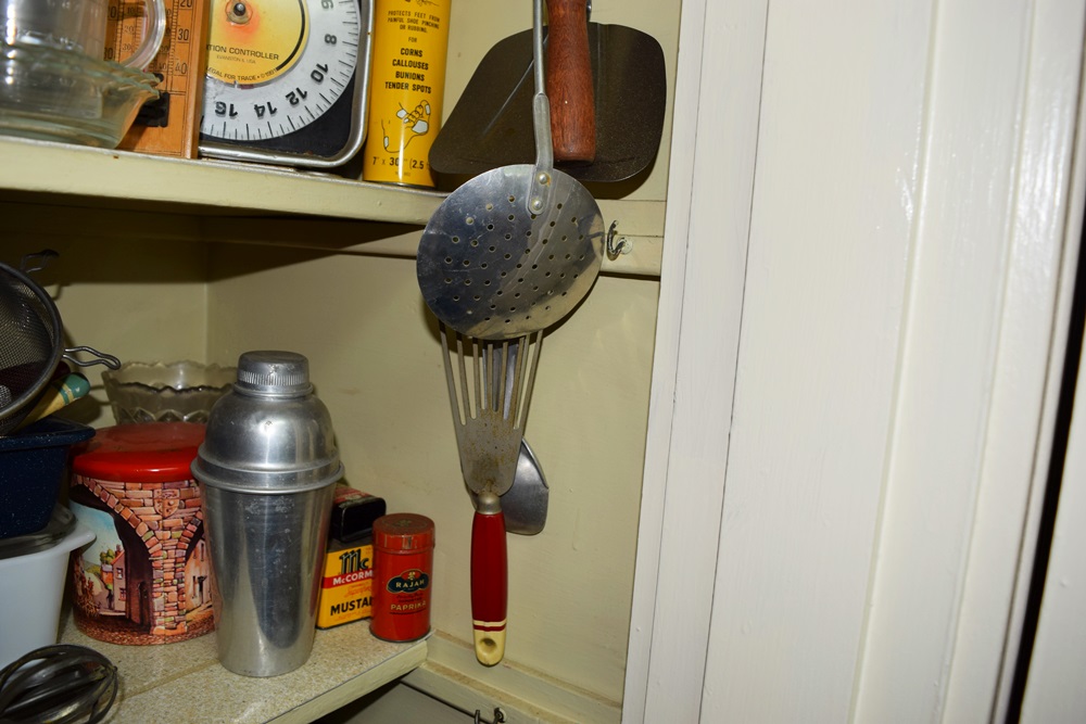Kitchen Pantry Filled with Vintage Goodies