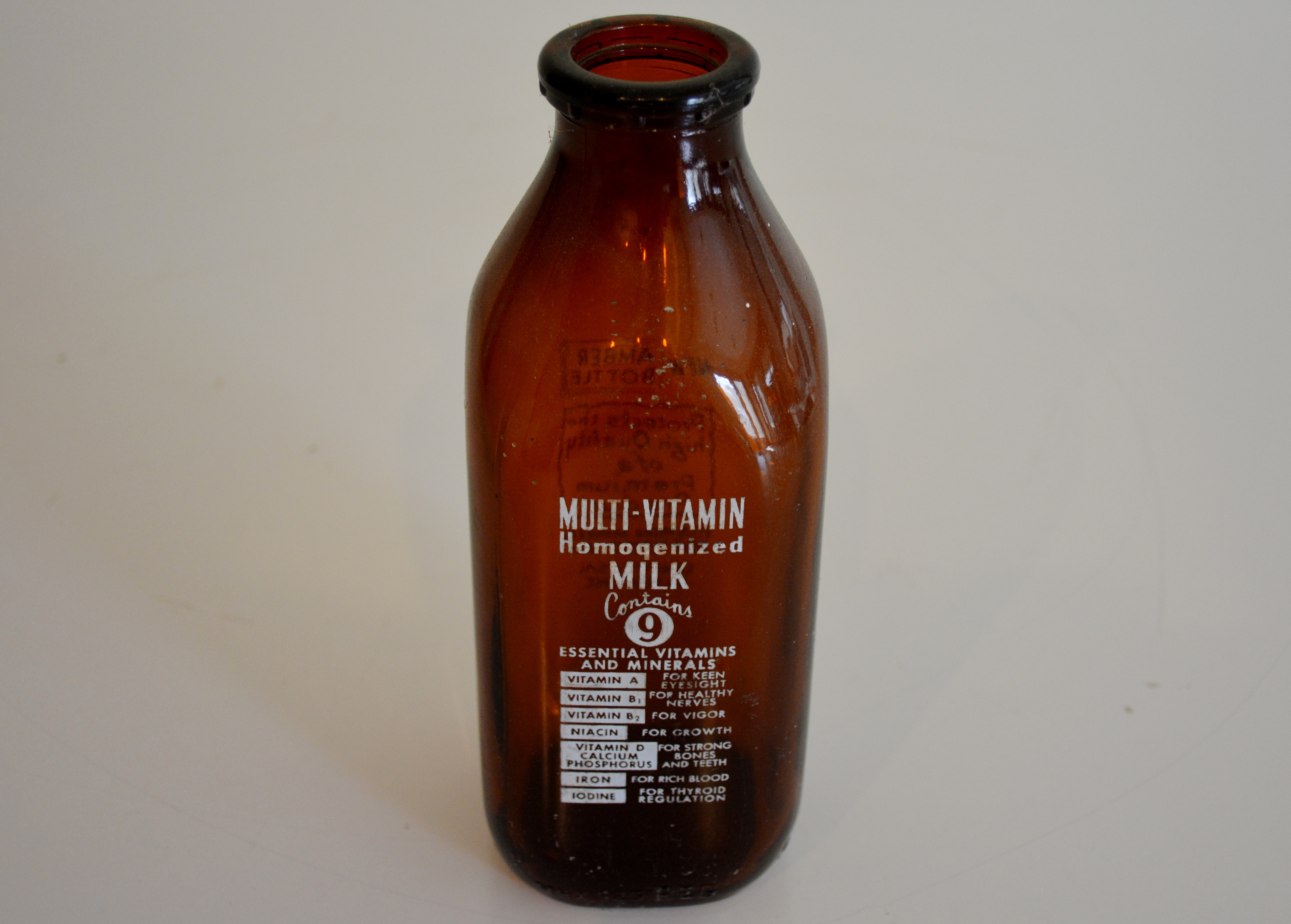 Vintage Milk Crate and Bottles