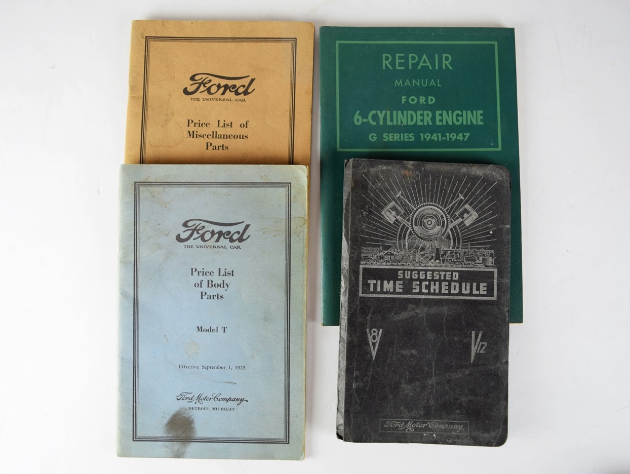 Old Ford Manuals and Ephemera From As Early As 1915