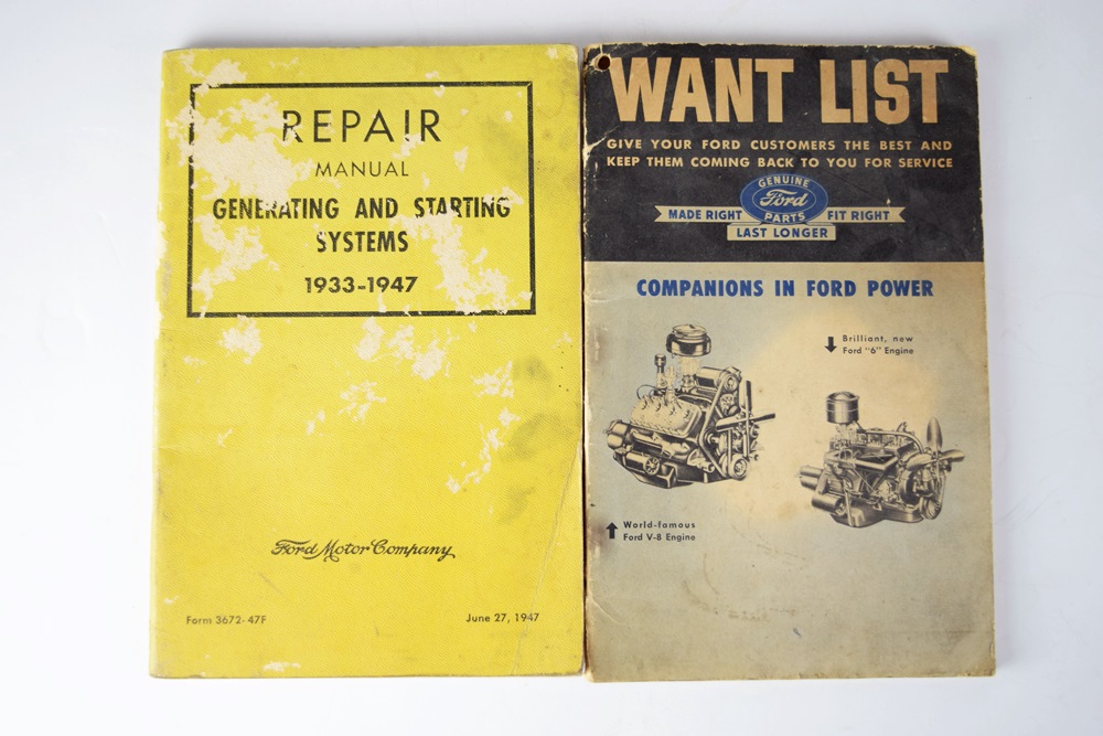 Old Ford Manuals and Ephemera From As Early As 1915