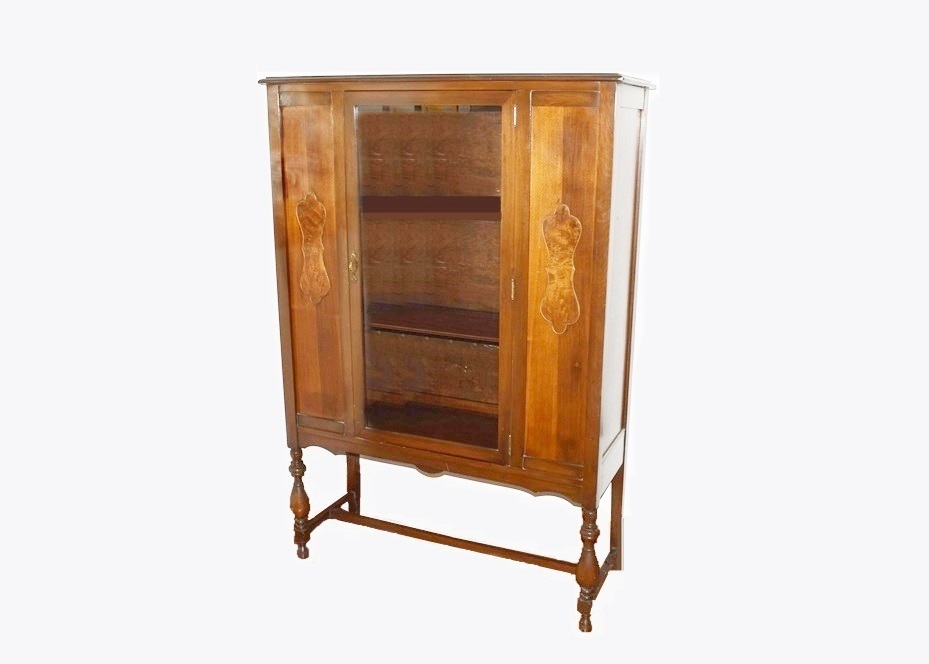 Vintage 1930s Sideboard and China Hutch