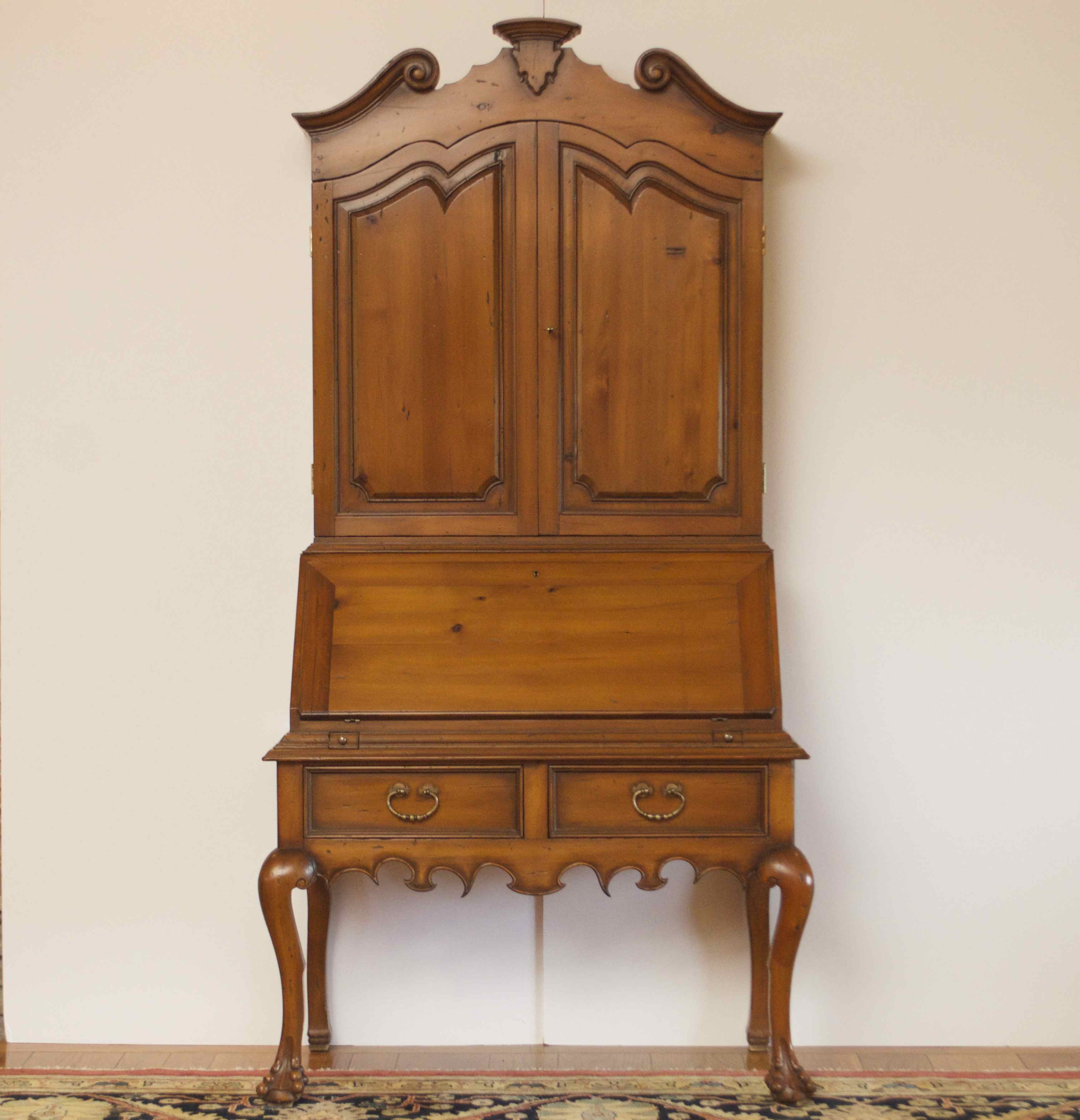 Chippendale Style Secretary by Alfonso Marina Ebanista