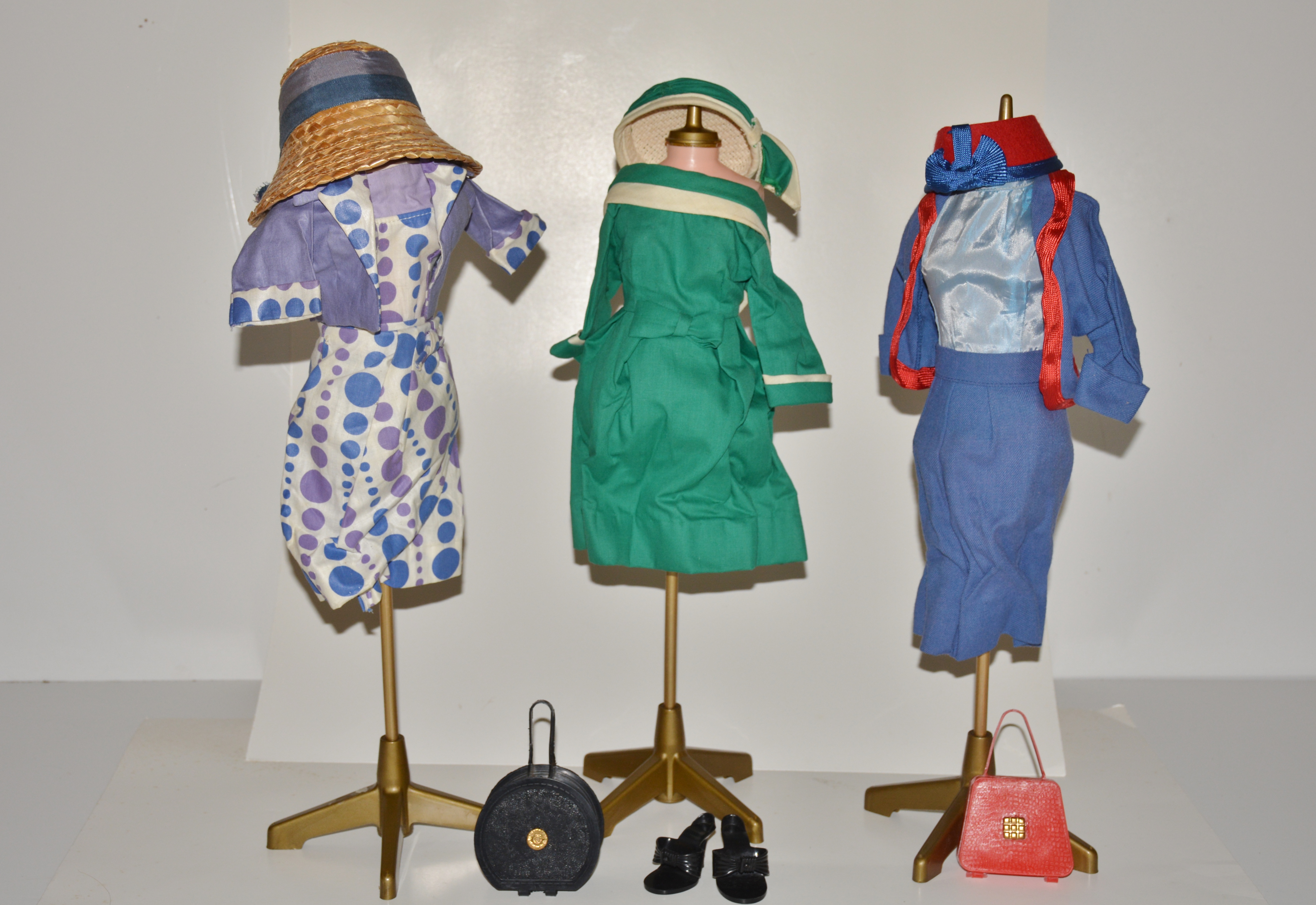 Vintage Candy Fashion Doll with Original Outfits and Dress Forms