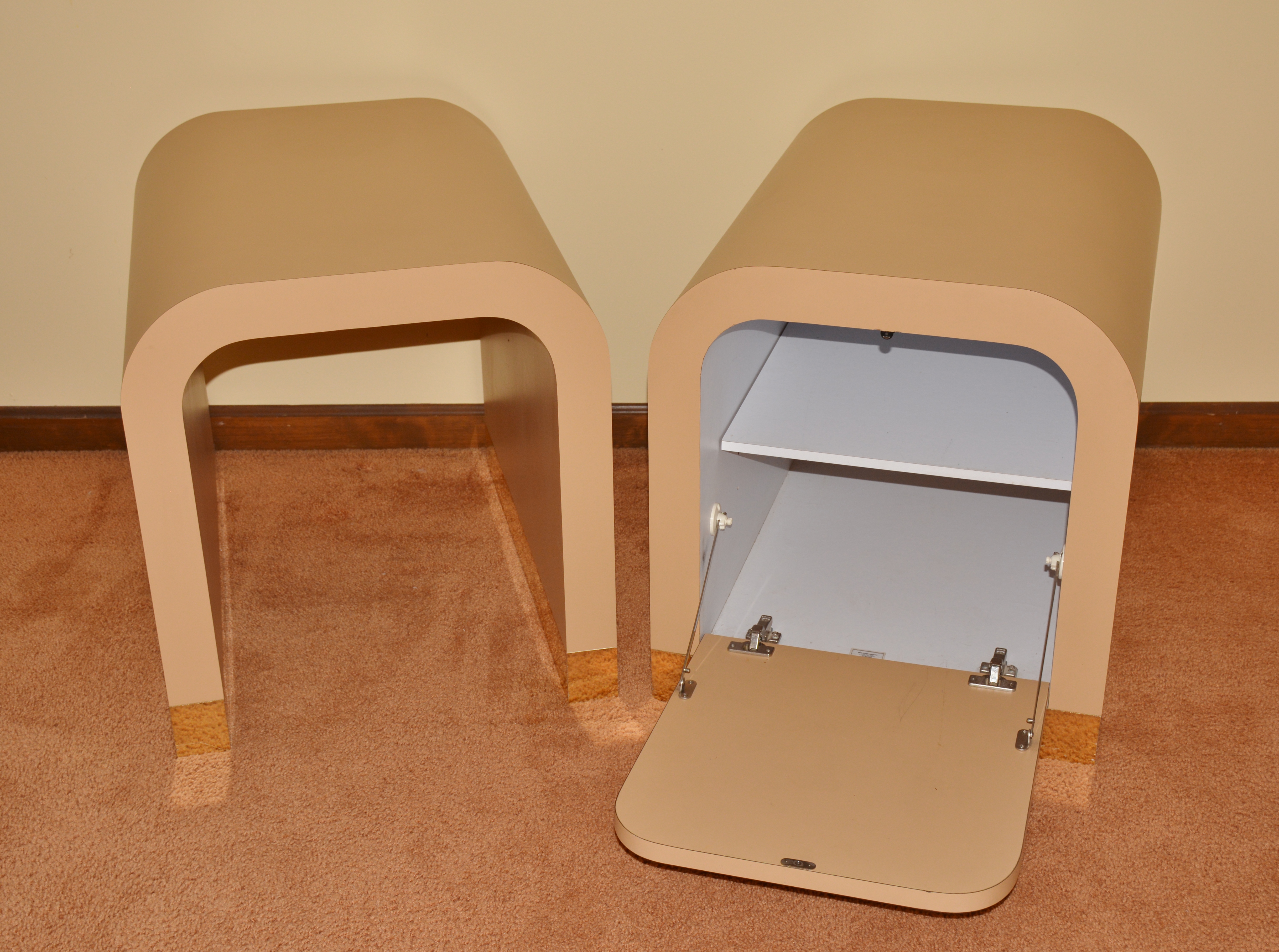 Funky Modern Style End Tables 