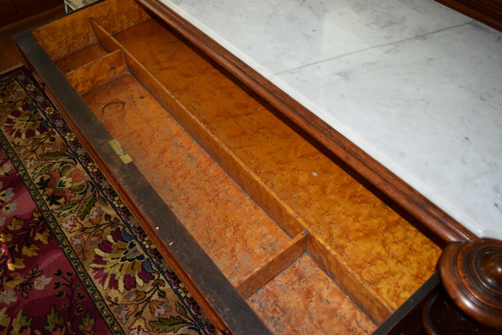 A Wonderful Late 19th c Renaissance Revival Dresser and Mirror