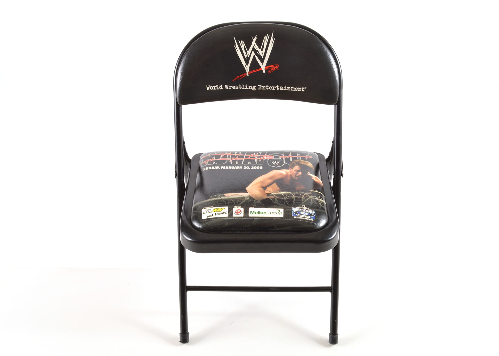 World Wrestling Entertainment "No Way Out" Folding Event Chair