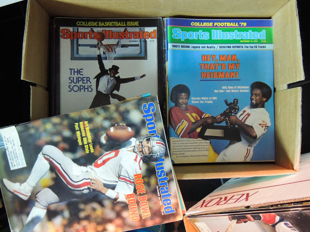 Vintage 1970s Sports Illustrated Magazines