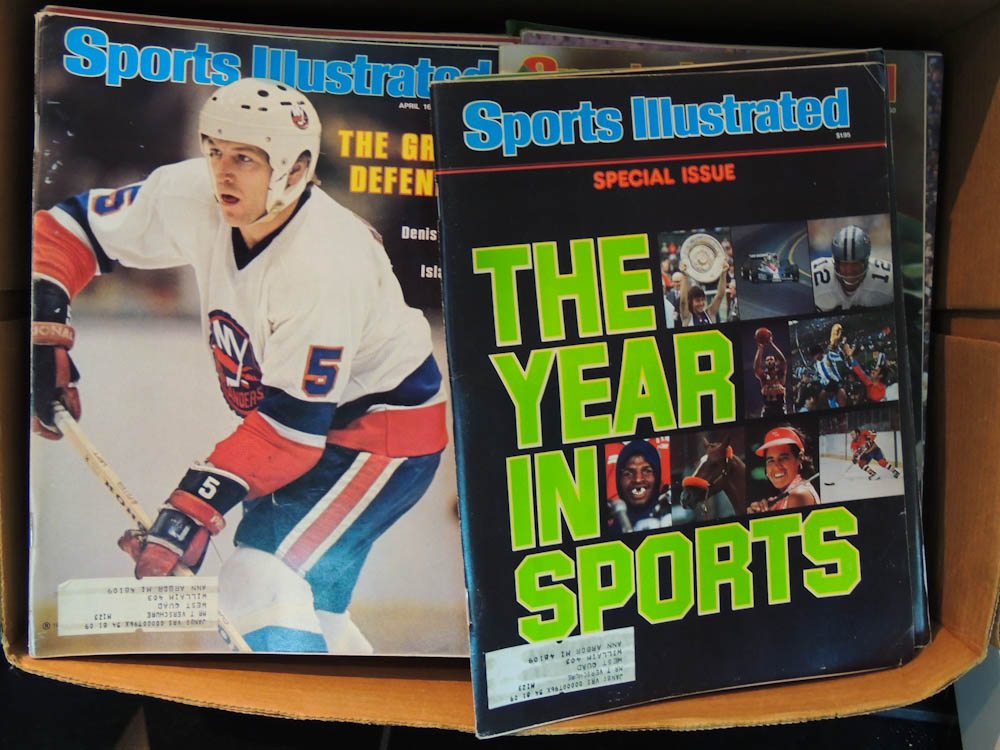 Vintage 1970s Sports Illustrated Magazines