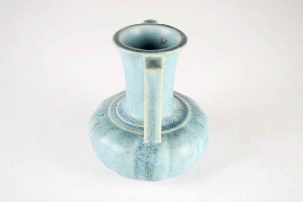 A Rookwood Mottled Turquoise Vase, Dated 1934 in Box with Booklet