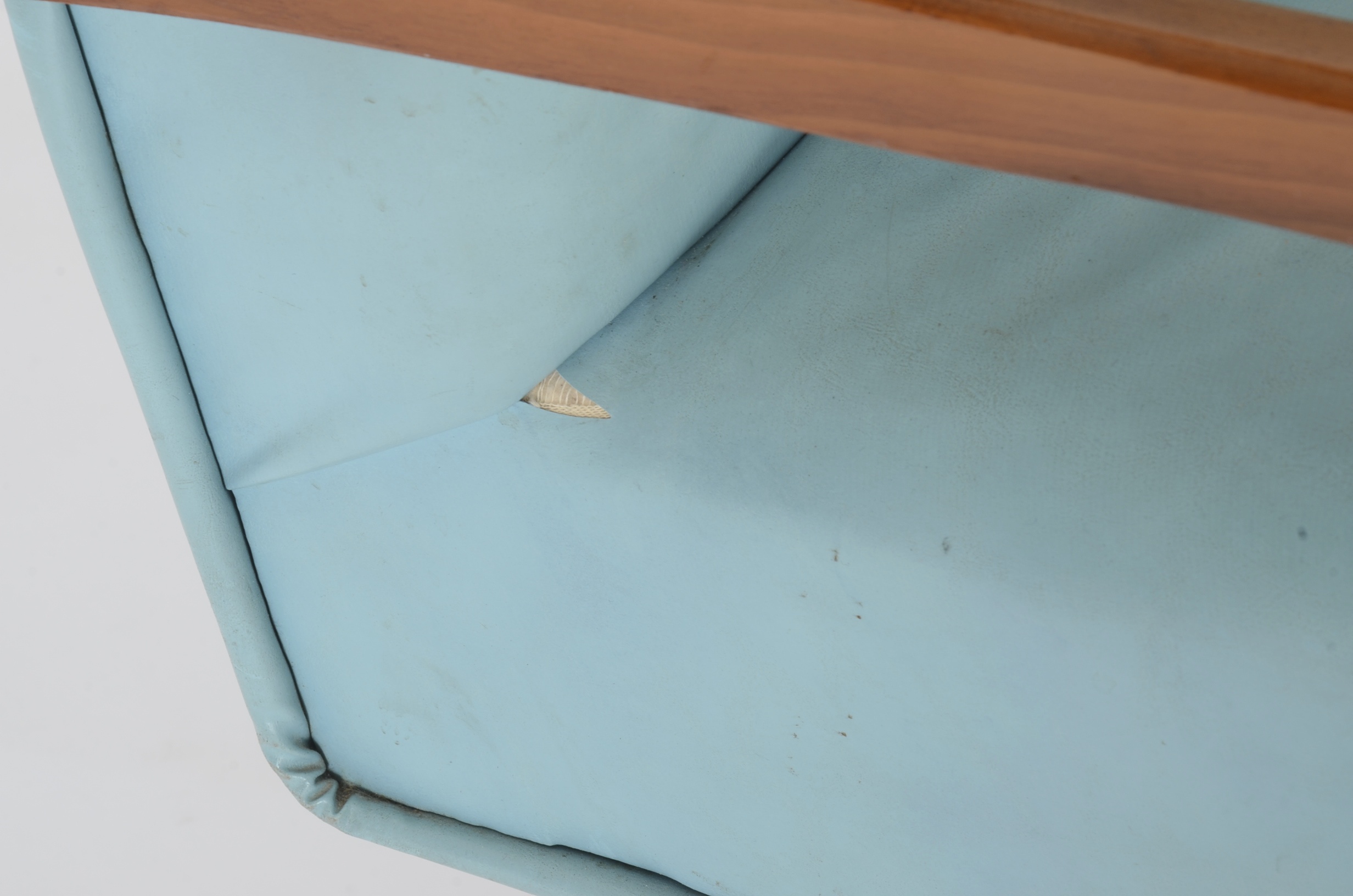 1960's Vinyl Arm Chair with Spring Rocker