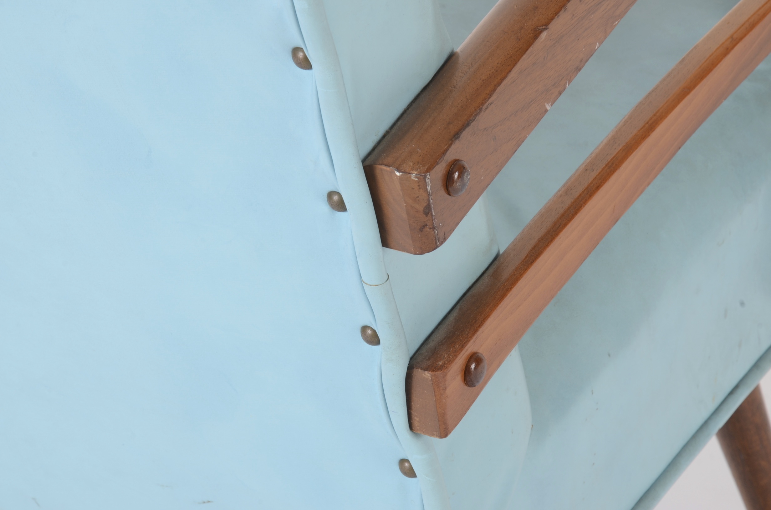 1960's Vinyl Arm Chair with Spring Rocker