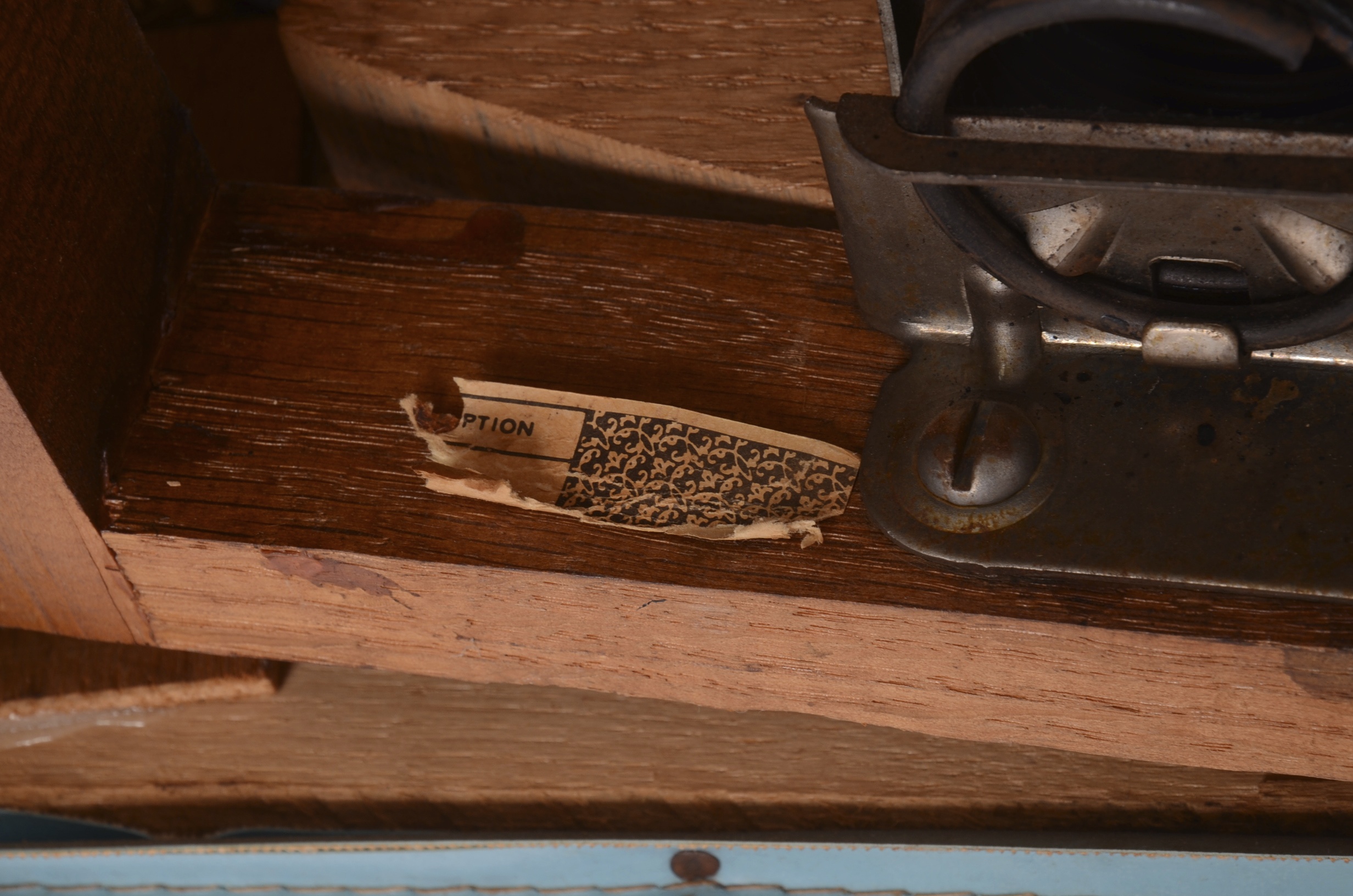 1960's Vinyl Arm Chair with Spring Rocker