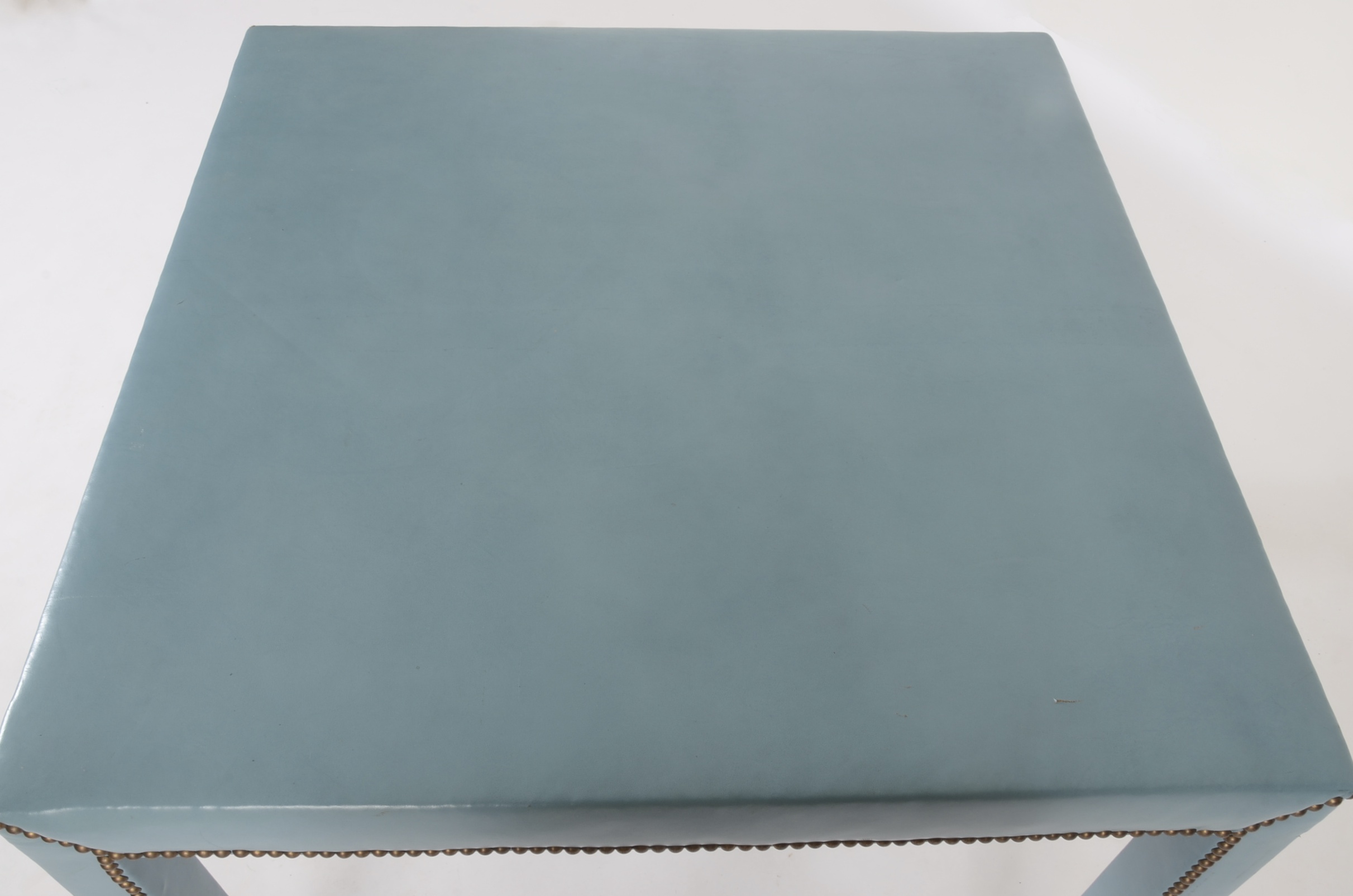 Blue Vinyl Card Table
