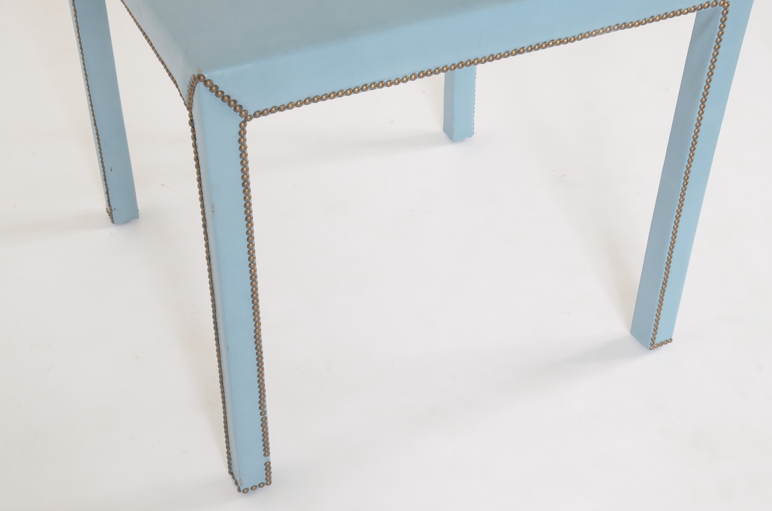 Blue Vinyl Card Table