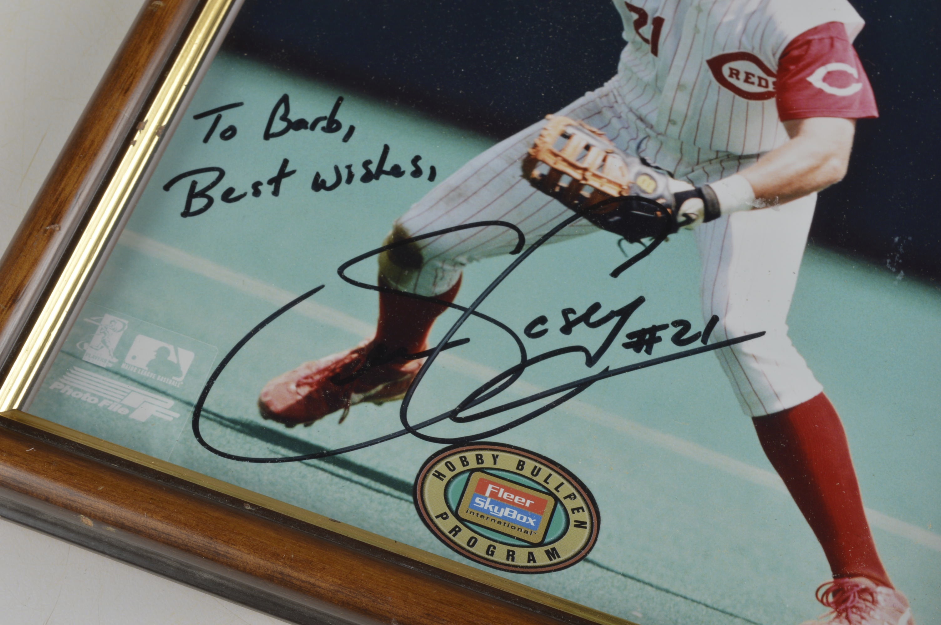 Marge Schott, Sean Casey and Marty Brennaman Signed Items