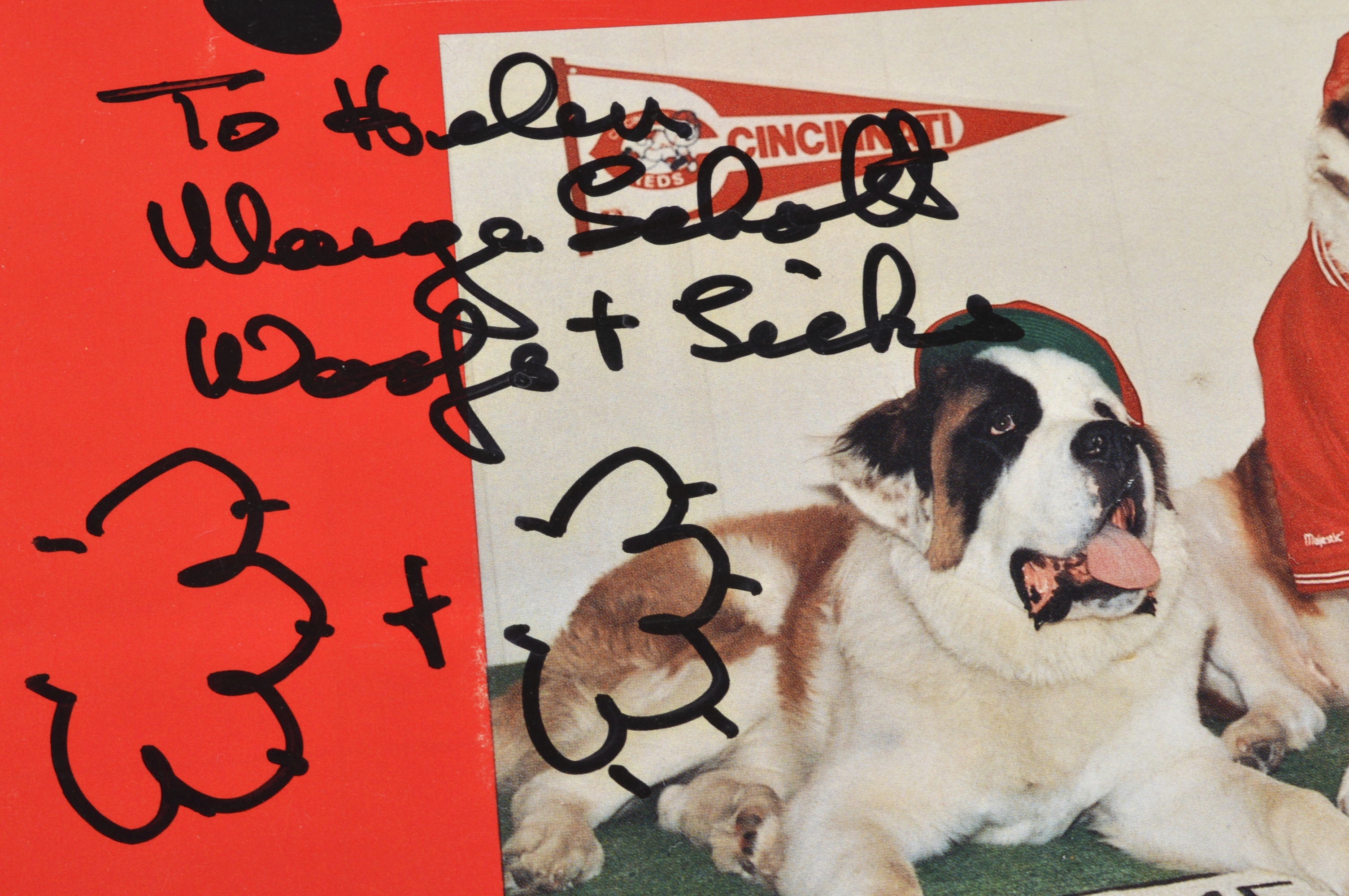 Marge Schott, Sean Casey and Marty Brennaman Signed Items