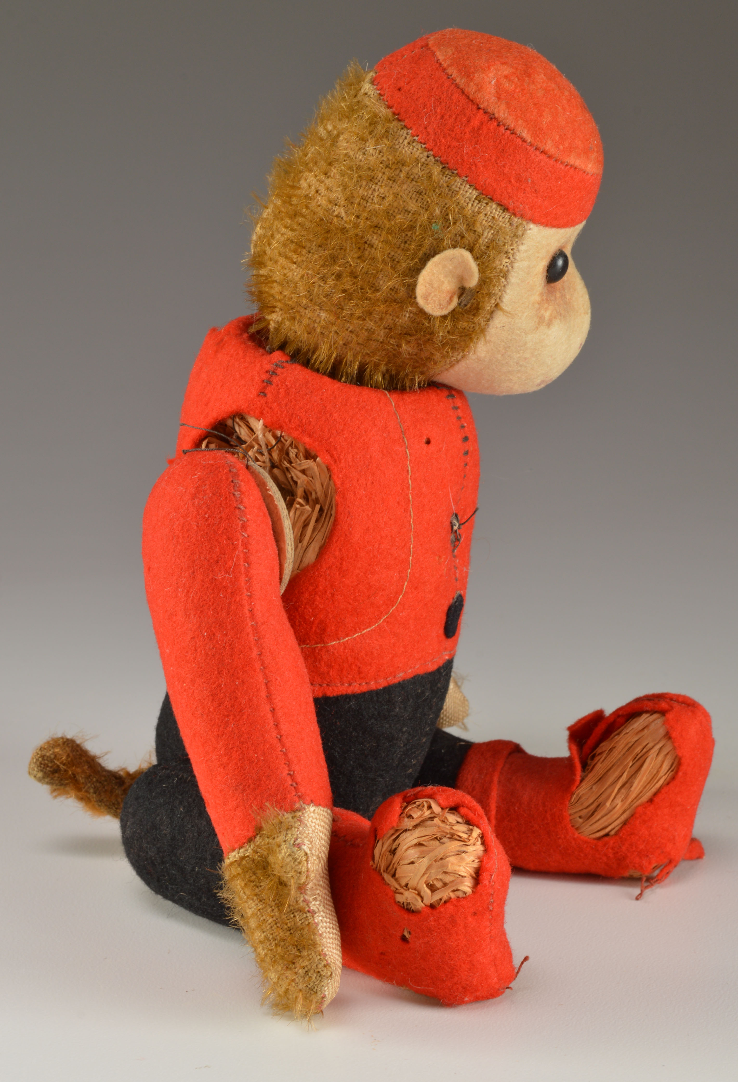 Antique Schuco Yes/No Bellhop Monkey