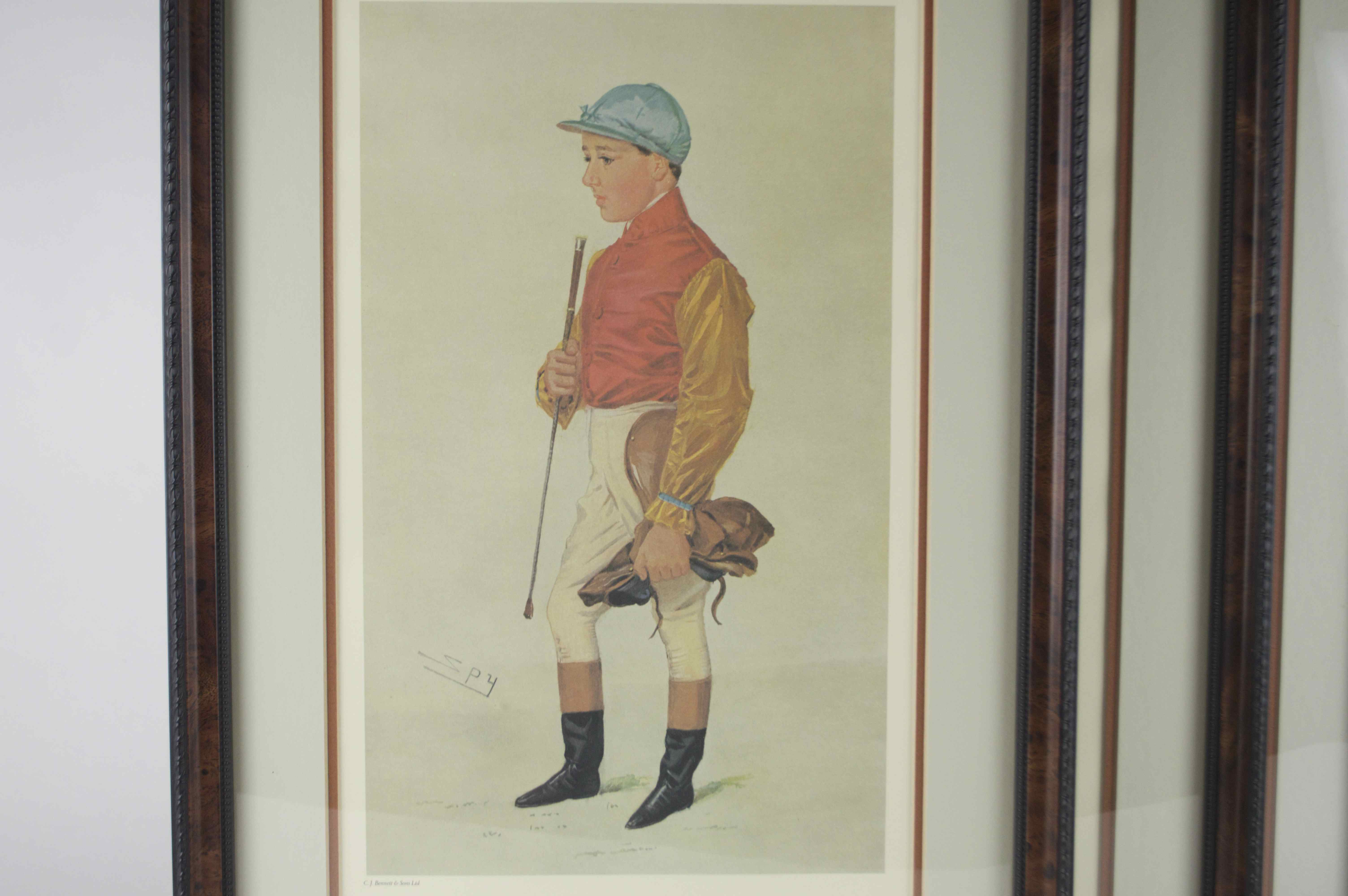Set of Four Framed Vanity Fair Jockey Prints