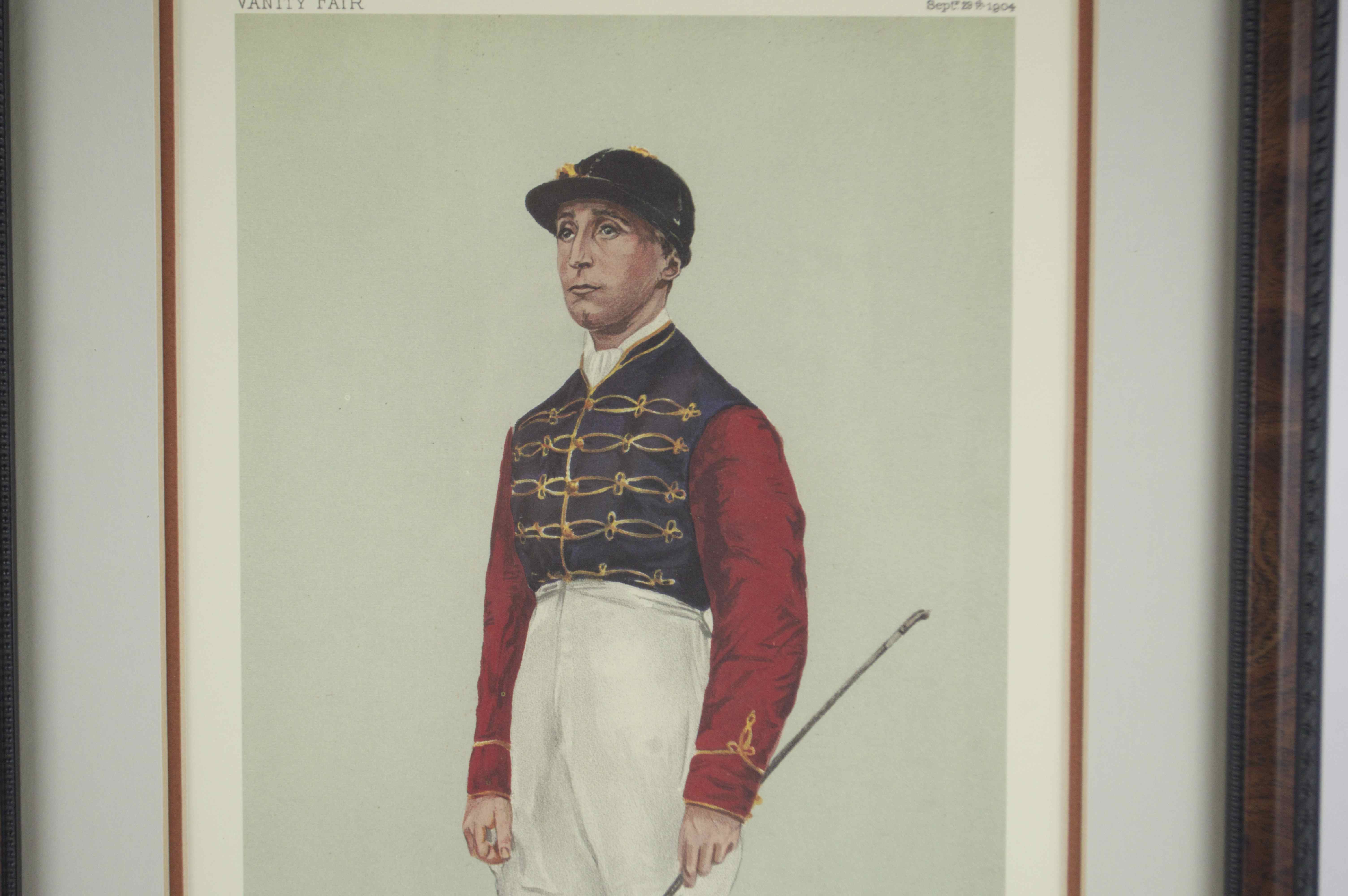 Set of Four Framed Vanity Fair Jockey Prints