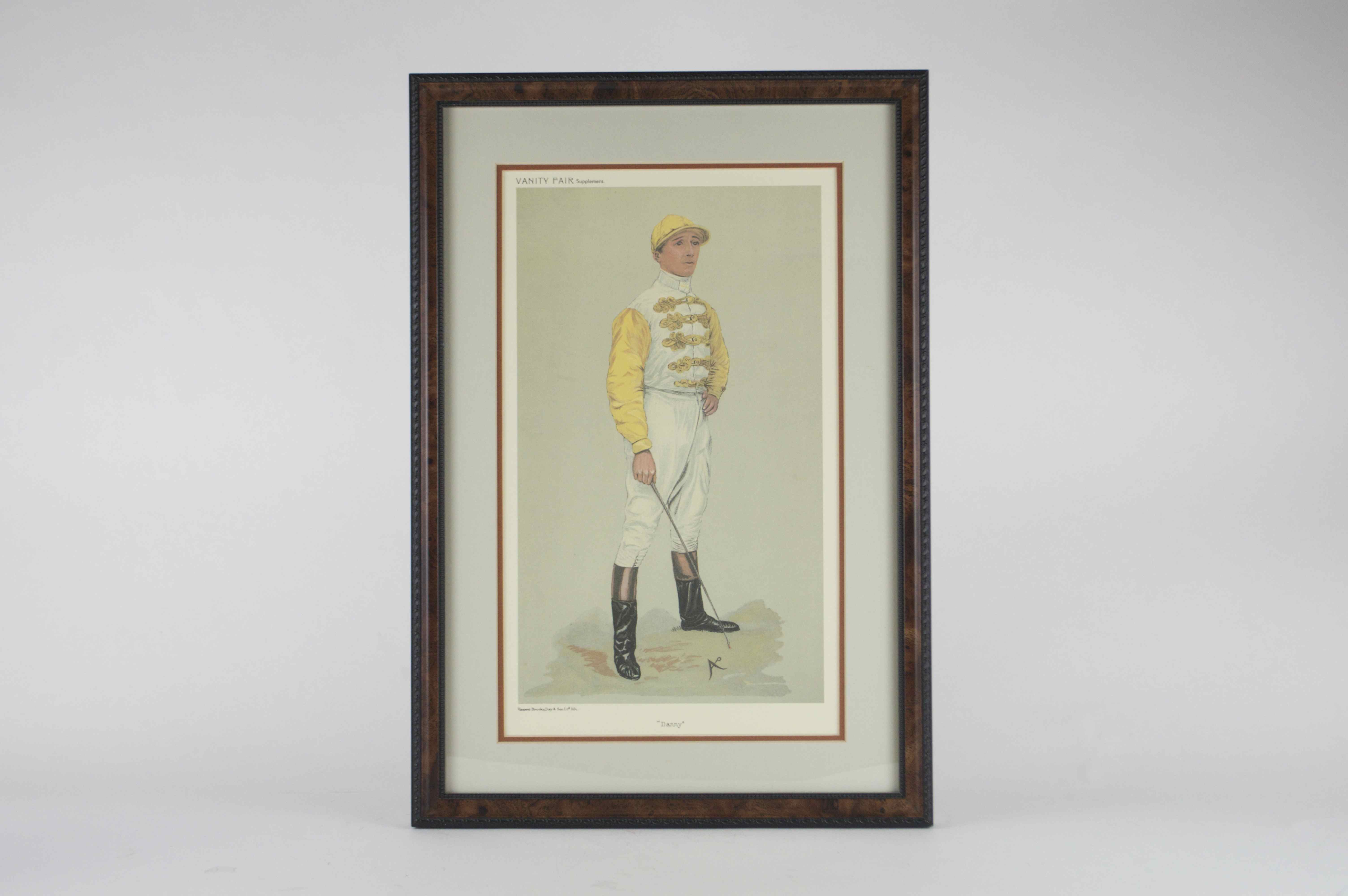 Set of Four Framed Vanity Fair Jockey Prints