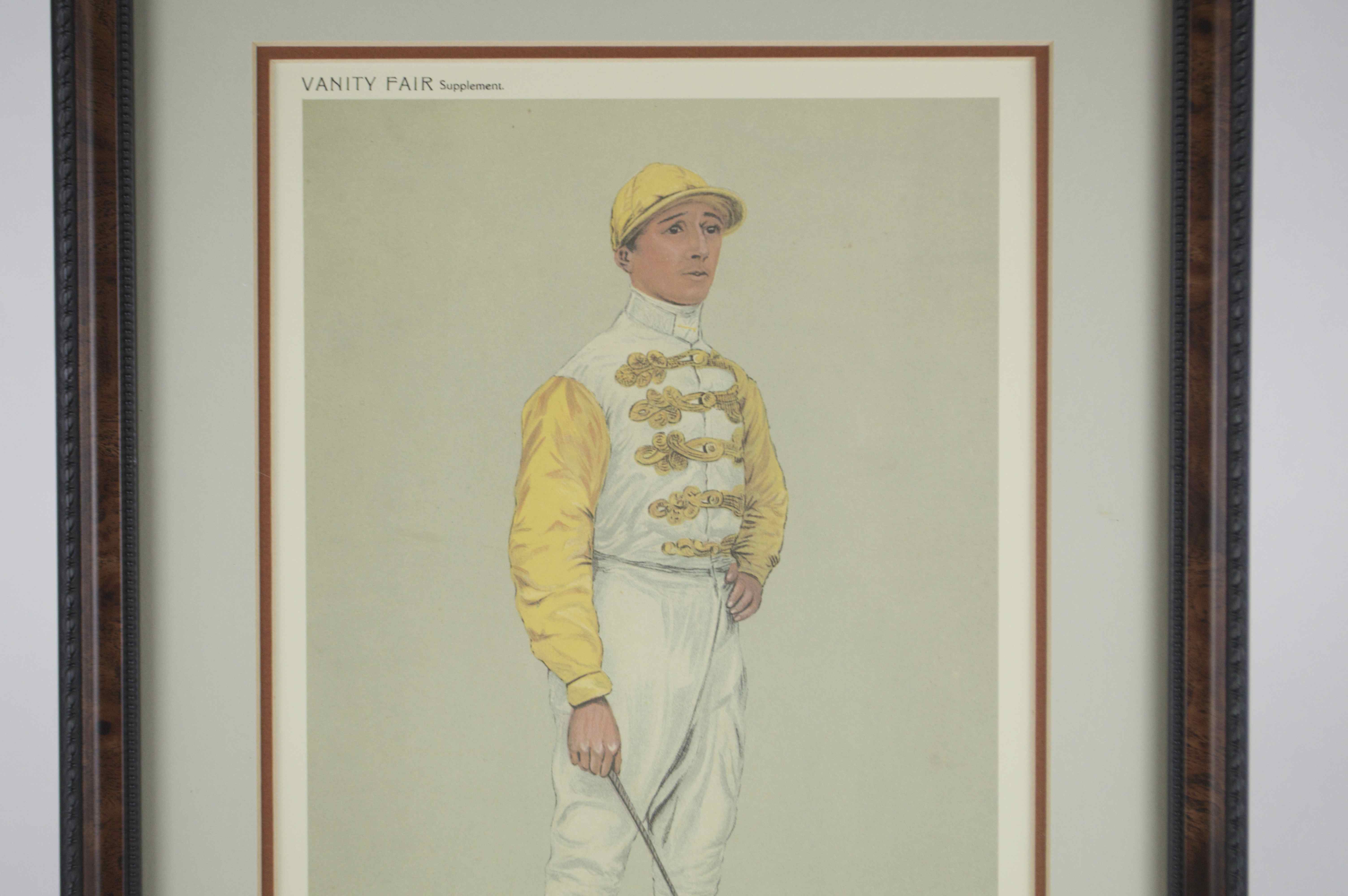 Set of Four Framed Vanity Fair Jockey Prints